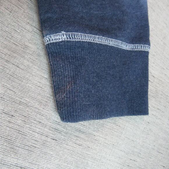 Joy Lab Sweatshirt Womens S Blue White Tie Dye Long Sleeve Boho Hippie Beachy - Picture 5 of 10